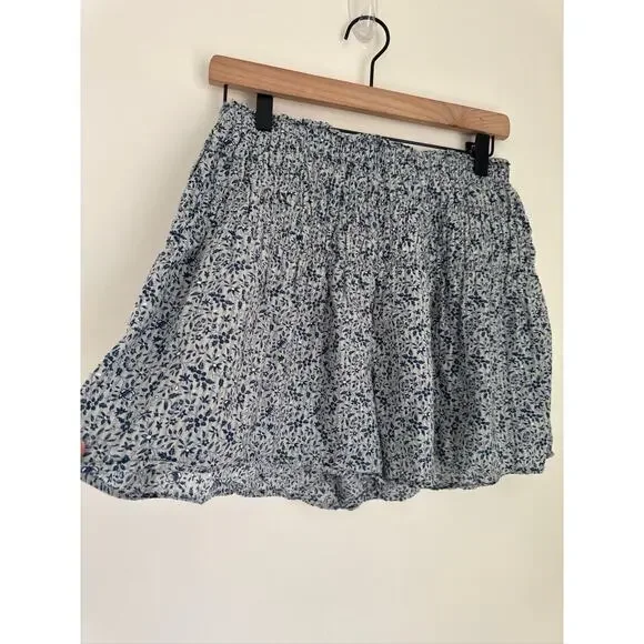 Madewell Blue Floral Skirt Set - Picture 4 of 6
